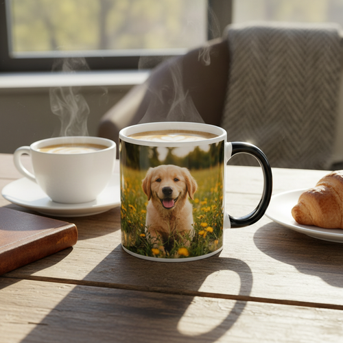 Black Handle Lifestyle Mug